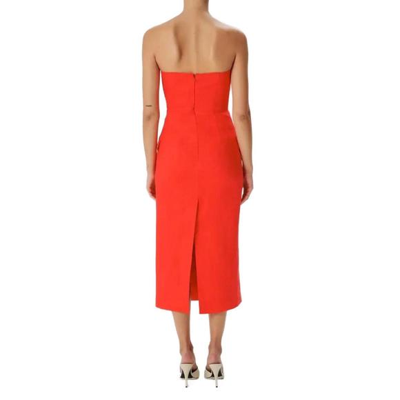 NEW RONNY KOBO rose dress in red - Picture 3 of 3